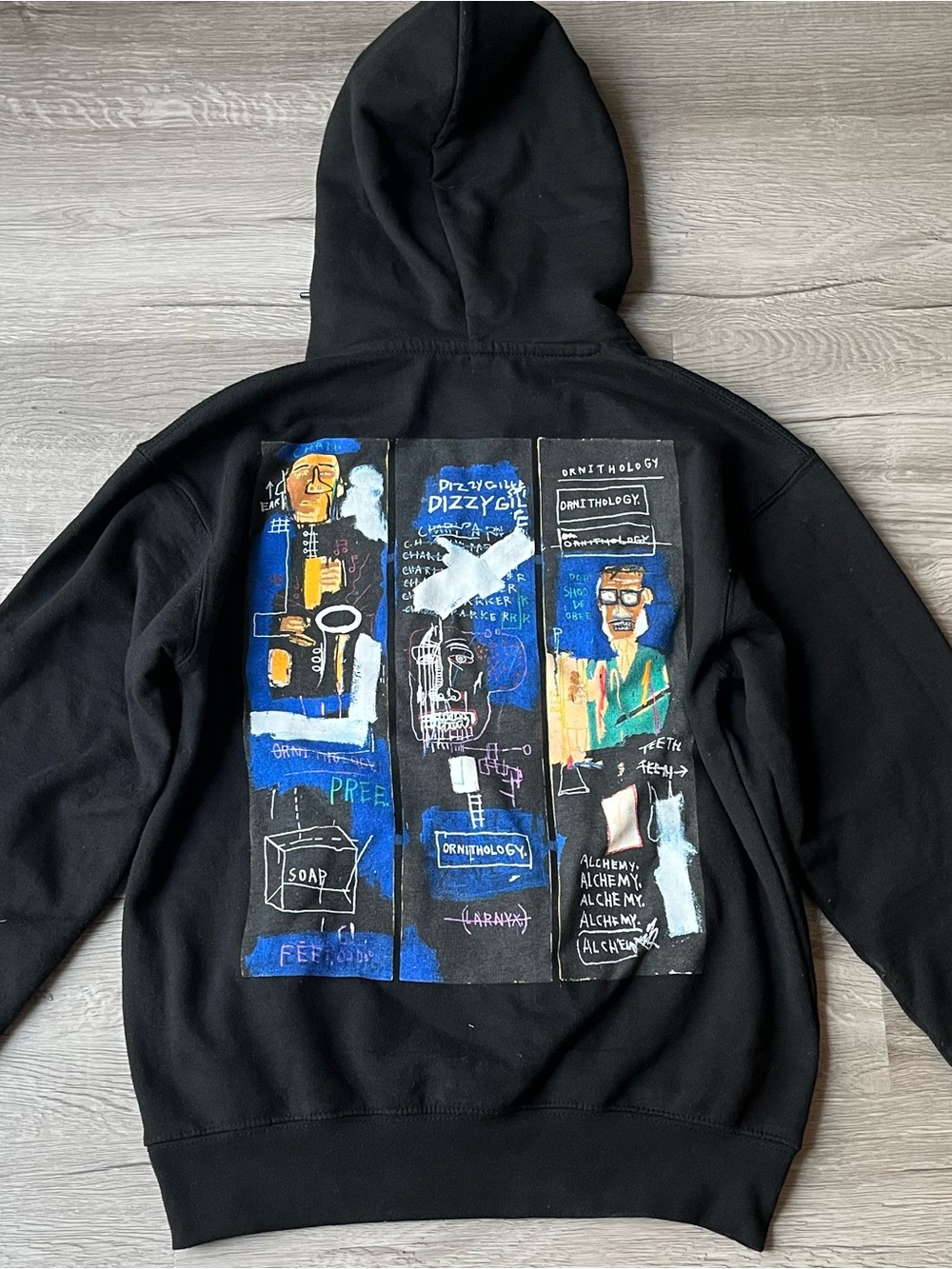 Jean-Michel Basquiat Graphic Hoodie